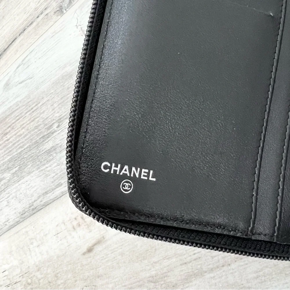 CHANEL Black Caviar Leather Organizer Wallet - Picture 8 of 13